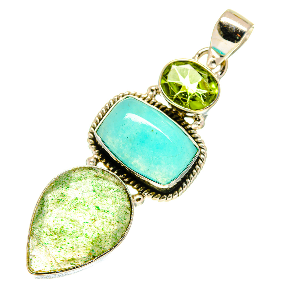 Green Aventurine Pendants handcrafted by Ana Silver Co - PD760307
