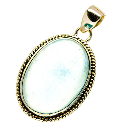 Blue Fluorite Pendants handcrafted by Ana Silver Co - PD760312