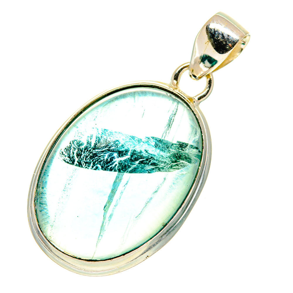 Blue Fluorite Pendants handcrafted by Ana Silver Co - PD760315