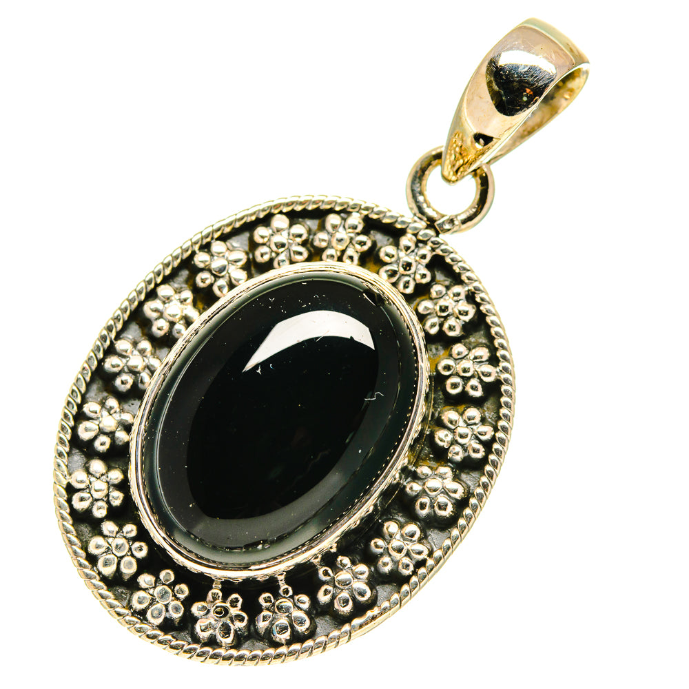 Black Onyx Pendants handcrafted by Ana Silver Co - PD760332