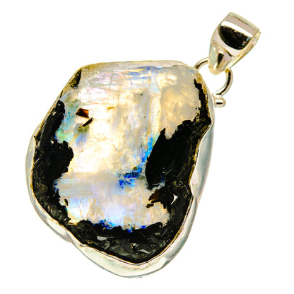 Rainbow Moonstone Pendants handcrafted by Ana Silver Co - PD760344
