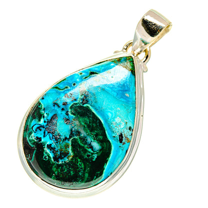 Chrysocolla Pendants handcrafted by Ana Silver Co - PD760346