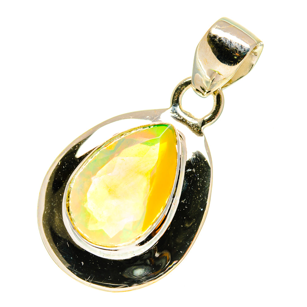 Ethiopian Opal Pendants handcrafted by Ana Silver Co - PD760357