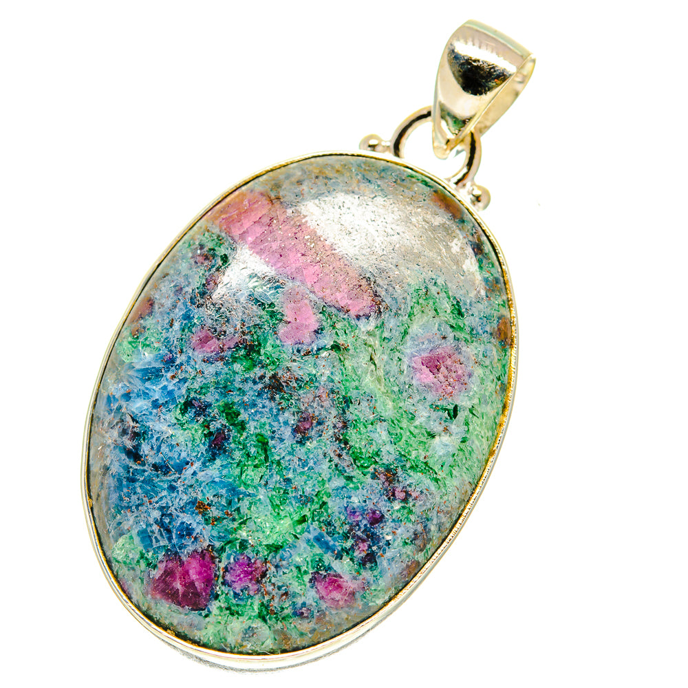 Ruby Fuchsite Pendants handcrafted by Ana Silver Co - PD760360