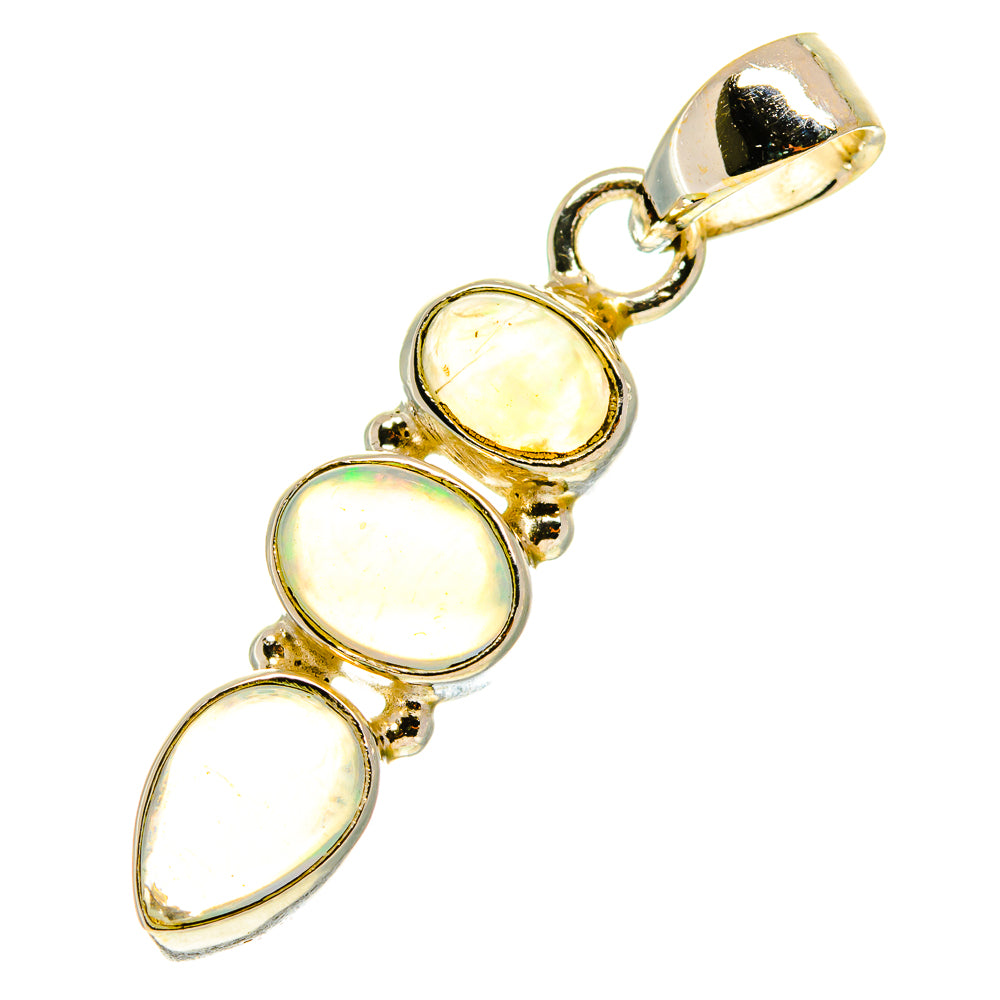 Ethiopian Opal Pendants handcrafted by Ana Silver Co - PD760363