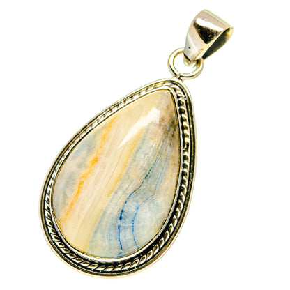 Blue Scheelite Pendants handcrafted by Ana Silver Co - PD760367