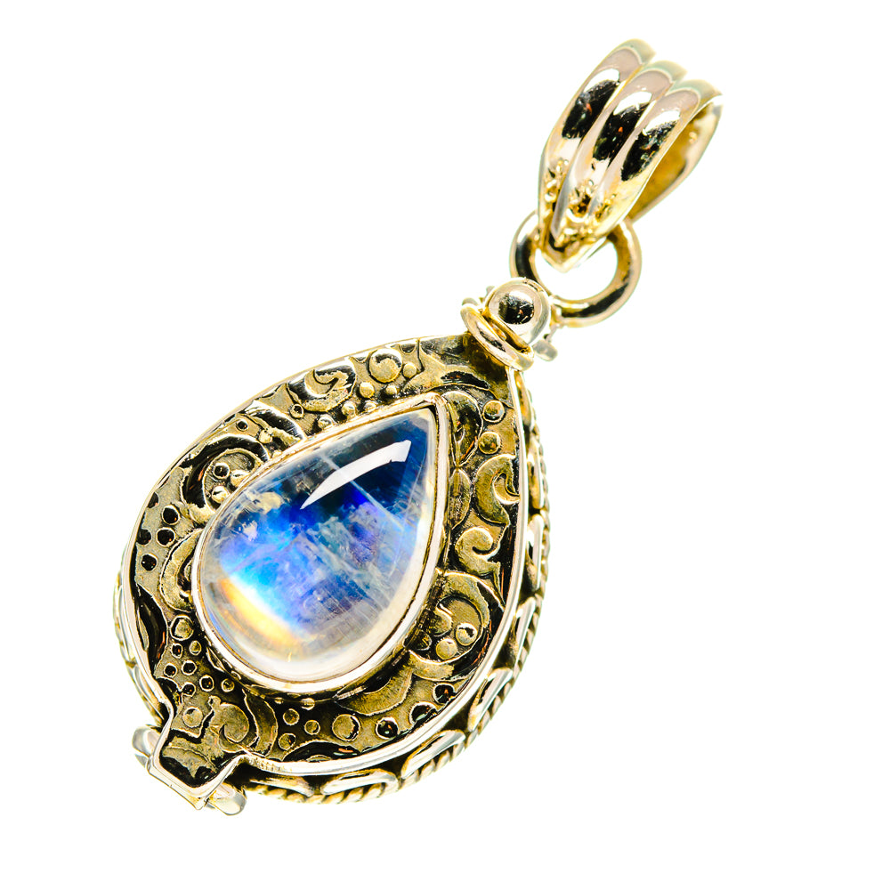 Rainbow Moonstone Pendants handcrafted by Ana Silver Co - PD760375