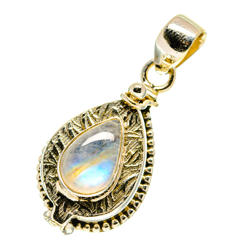 Rainbow Moonstone Pendants handcrafted by Ana Silver Co - PD760377