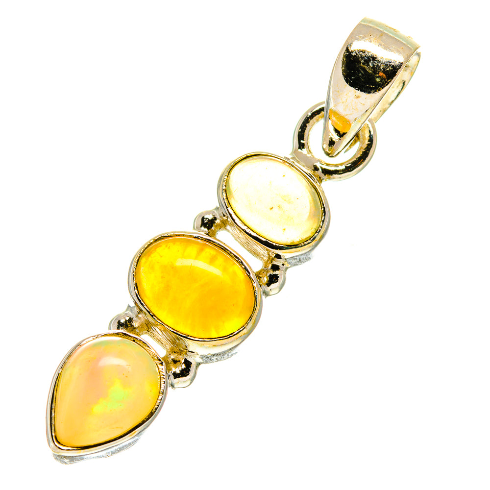 Ethiopian Opal Pendants handcrafted by Ana Silver Co - PD760378
