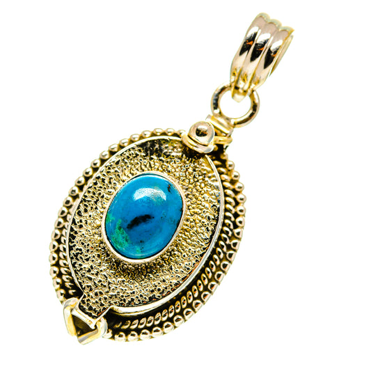 Chrysocolla Pendants handcrafted by Ana Silver Co - PD760396