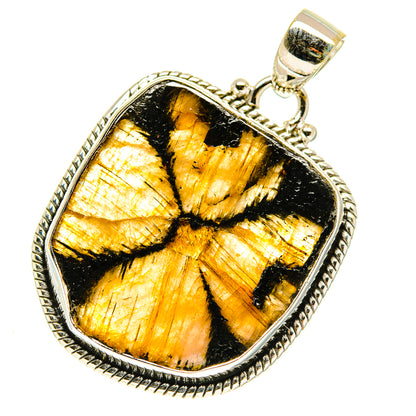 Chiastolite Pendants handcrafted by Ana Silver Co - PD760412