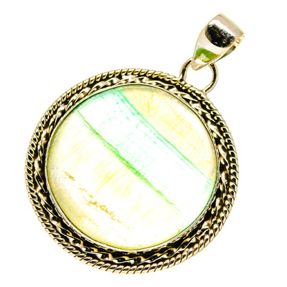 Green Fluorite Pendants handcrafted by Ana Silver Co - PD760423