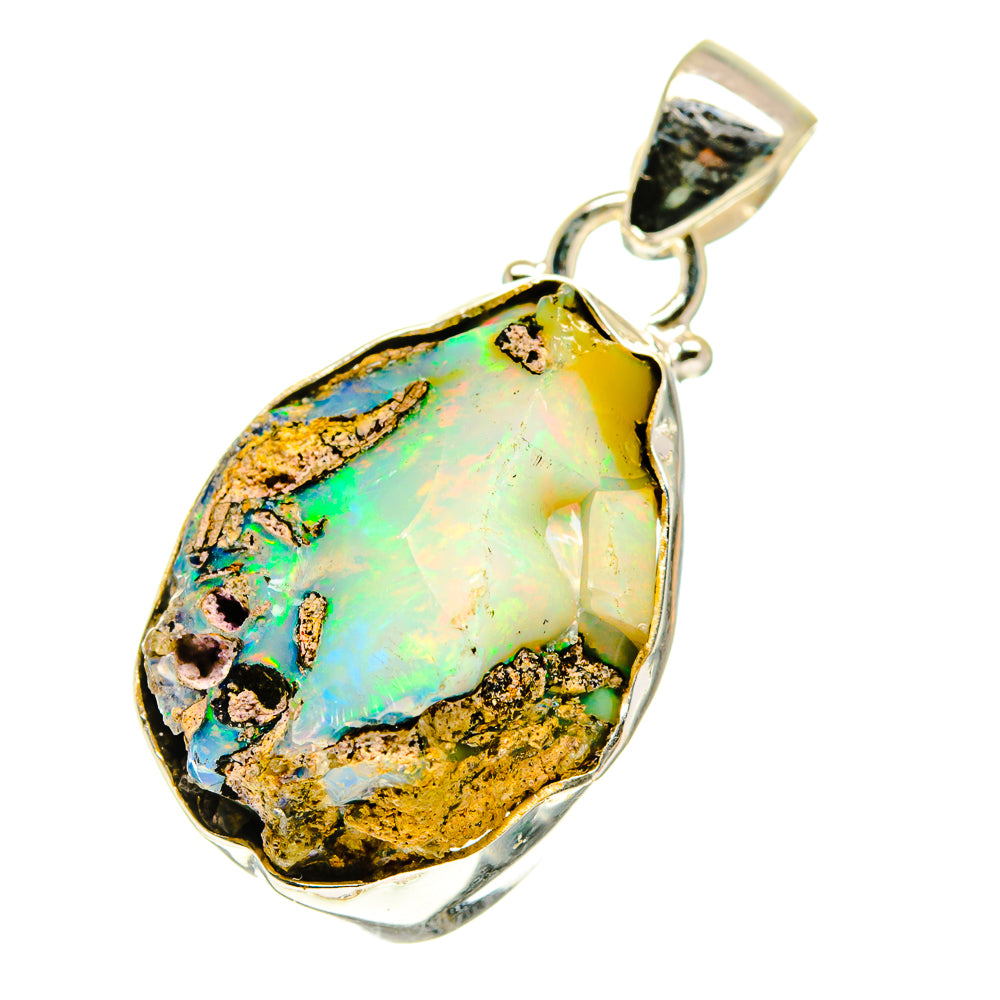Ethiopian Opal Pendants handcrafted by Ana Silver Co - PD760428