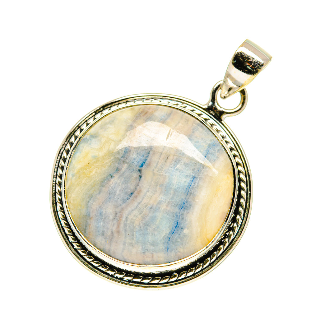 Blue Scheelite Pendants handcrafted by Ana Silver Co - PD760436