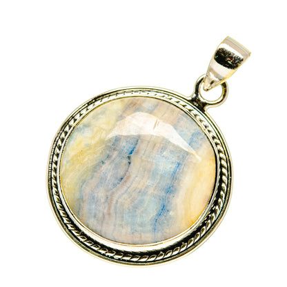 Blue Scheelite Pendants handcrafted by Ana Silver Co - PD760436
