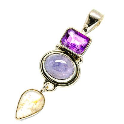 Tanzanite Pendants handcrafted by Ana Silver Co - PD760440