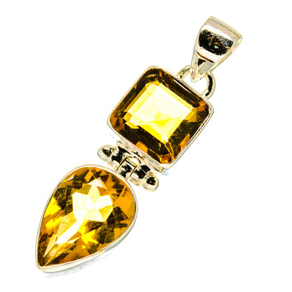 Citrine Pendants handcrafted by Ana Silver Co - PD760462