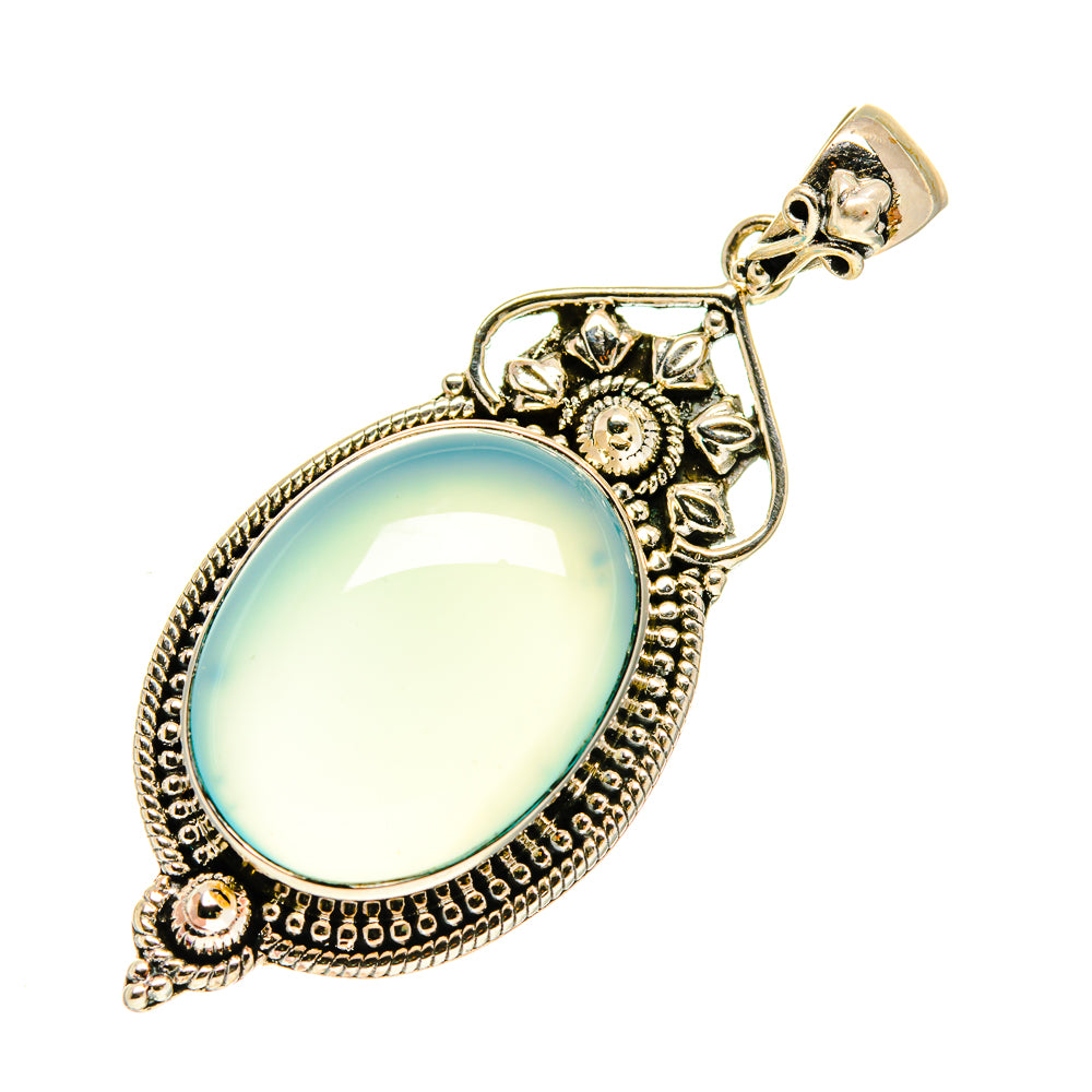Aqua Chalcedony Pendants handcrafted by Ana Silver Co - PD760467