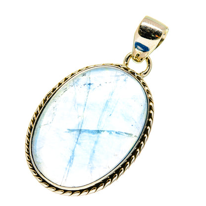 Blue Fluorite Pendants handcrafted by Ana Silver Co - PD760470