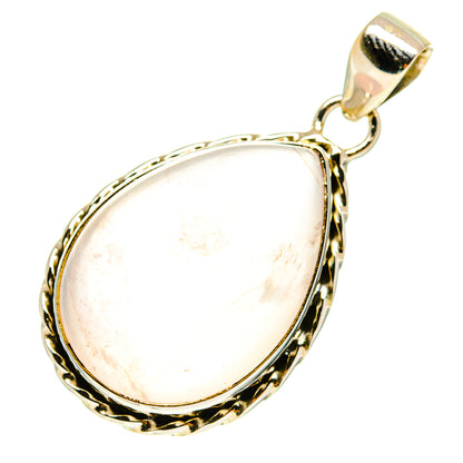 Rose Quartz Pendants handcrafted by Ana Silver Co - PD760471