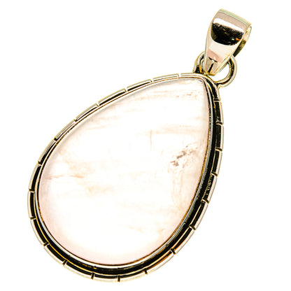Rose Quartz Pendants handcrafted by Ana Silver Co - PD760483