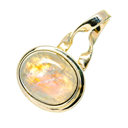 Rainbow Moonstone Pendants handcrafted by Ana Silver Co - PD760485