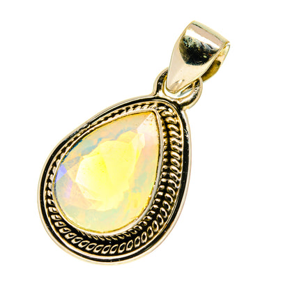 Ethiopian Opal Pendants handcrafted by Ana Silver Co - PD760494