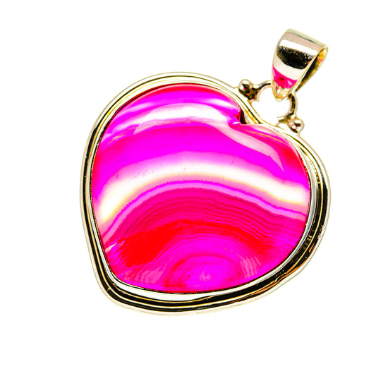 Pink Botswana Agate Pendants handcrafted by Ana Silver Co - PD760505