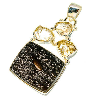 Tektite Pendants handcrafted by Ana Silver Co - PD760507