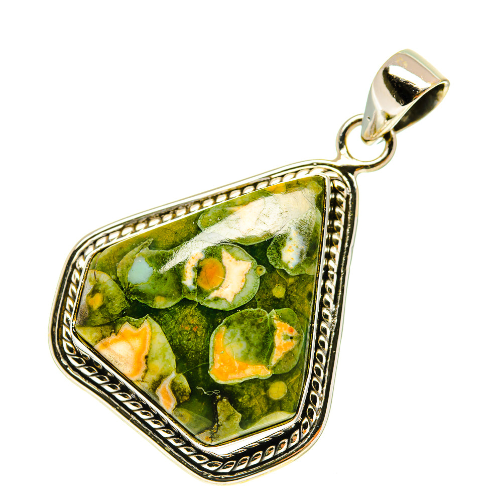 Rainforest Opal Pendants handcrafted by Ana Silver Co - PD760514