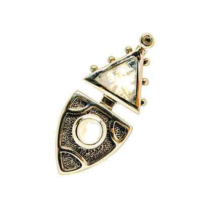 Rainbow Moonstone Pendants handcrafted by Ana Silver Co - PD760518