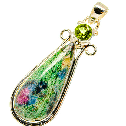 Ruby Fuchsite Pendants handcrafted by Ana Silver Co - PD760520