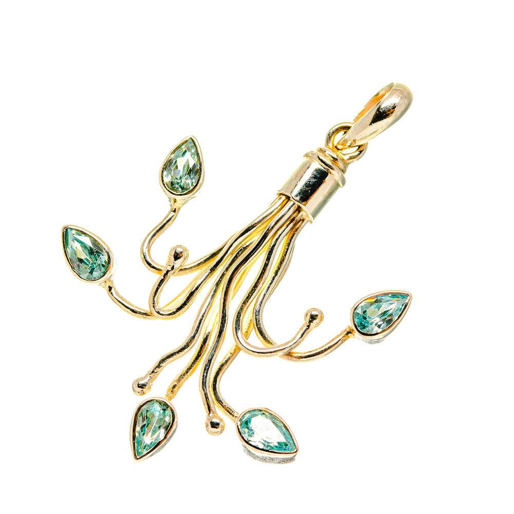 Blue Topaz Pendants handcrafted by Ana Silver Co - PD760521