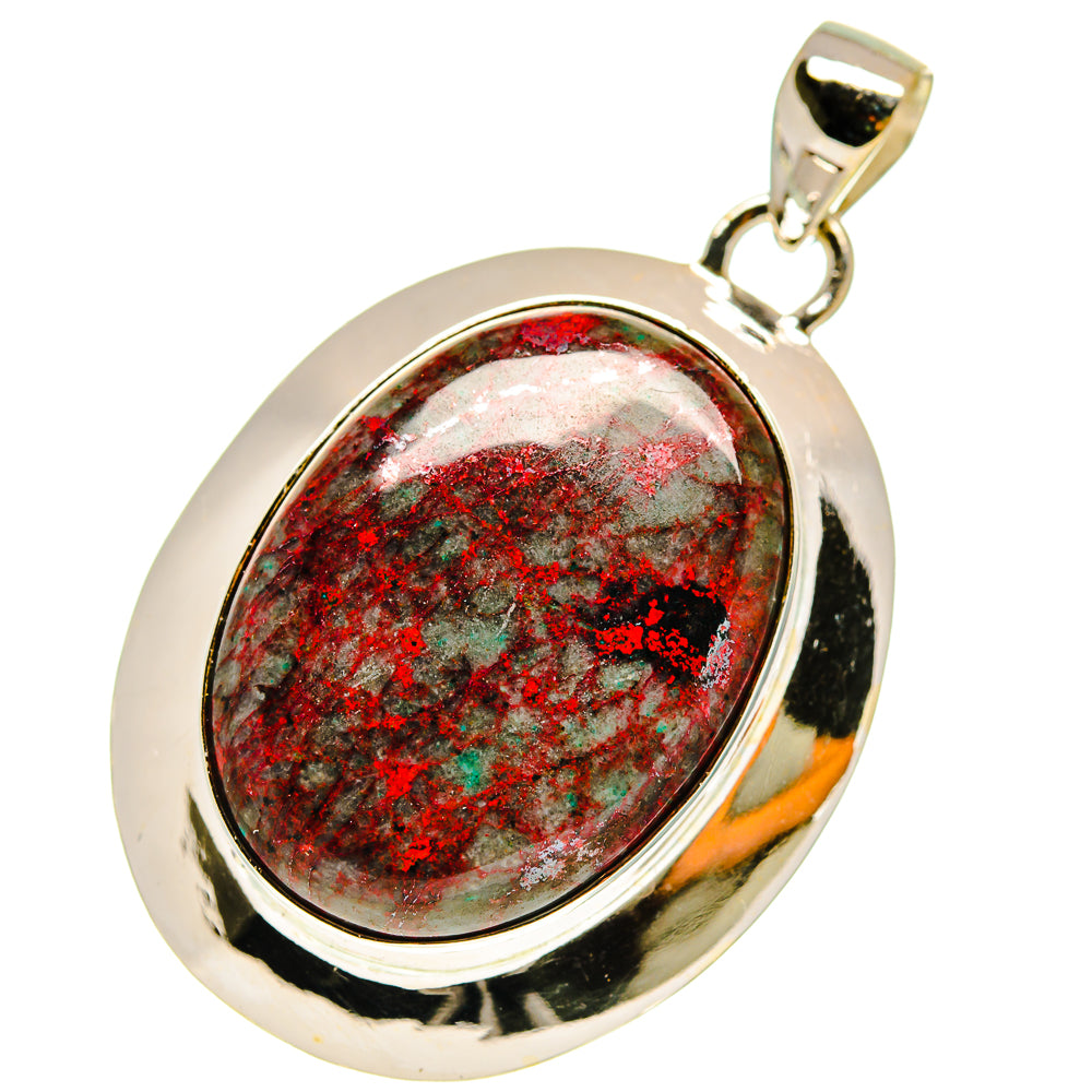 Bloodstone Pendants handcrafted by Ana Silver Co - PD760529
