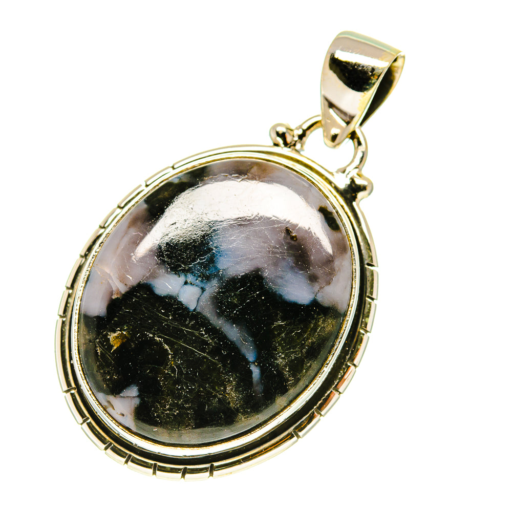 Gabbro Stone Pendants handcrafted by Ana Silver Co - PD760538