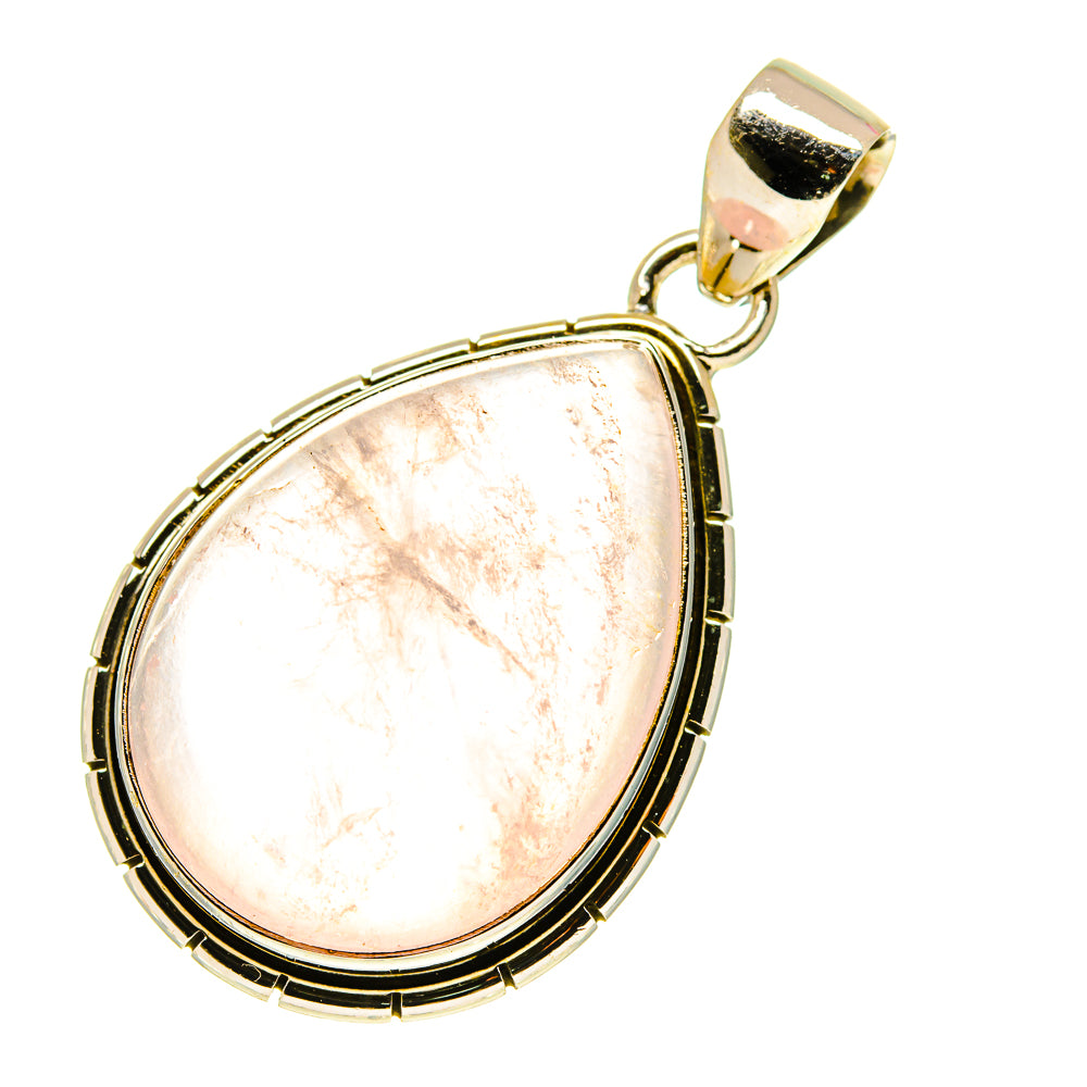 Rose Quartz Pendants handcrafted by Ana Silver Co - PD760563