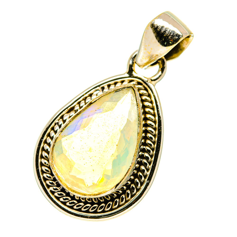 Ethiopian Opal Pendants handcrafted by Ana Silver Co - PD760572