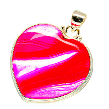 Pink Botswana Agate Pendants handcrafted by Ana Silver Co - PD760581