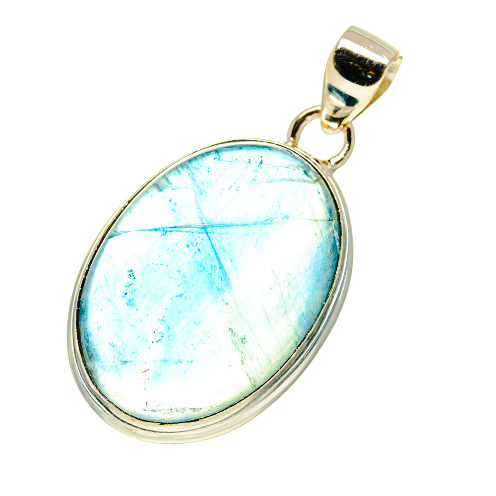 Blue Fluorite Pendants handcrafted by Ana Silver Co - PD760593