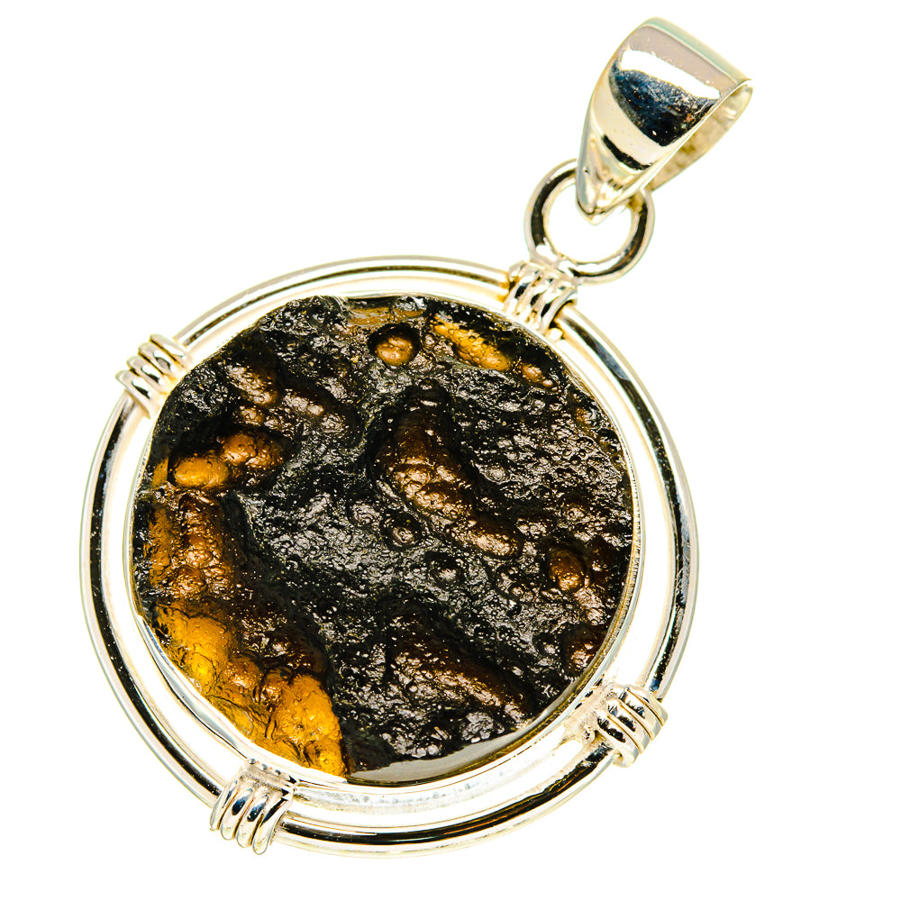 Tektite Pendants handcrafted by Ana Silver Co - PD760598