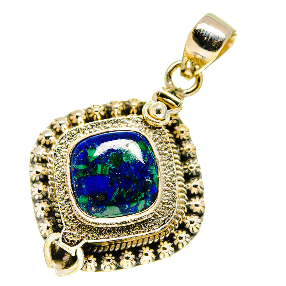 Azurite Pendants handcrafted by Ana Silver Co - PD760600