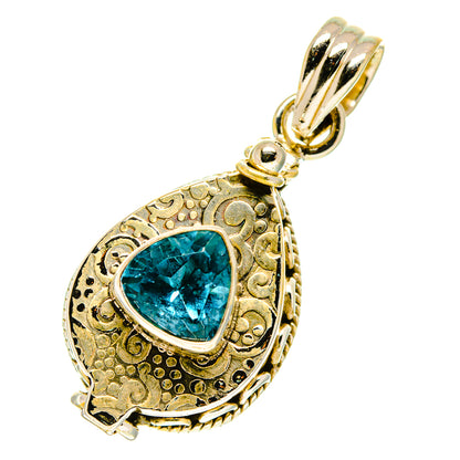 Blue Topaz Pendants handcrafted by Ana Silver Co - PD760612