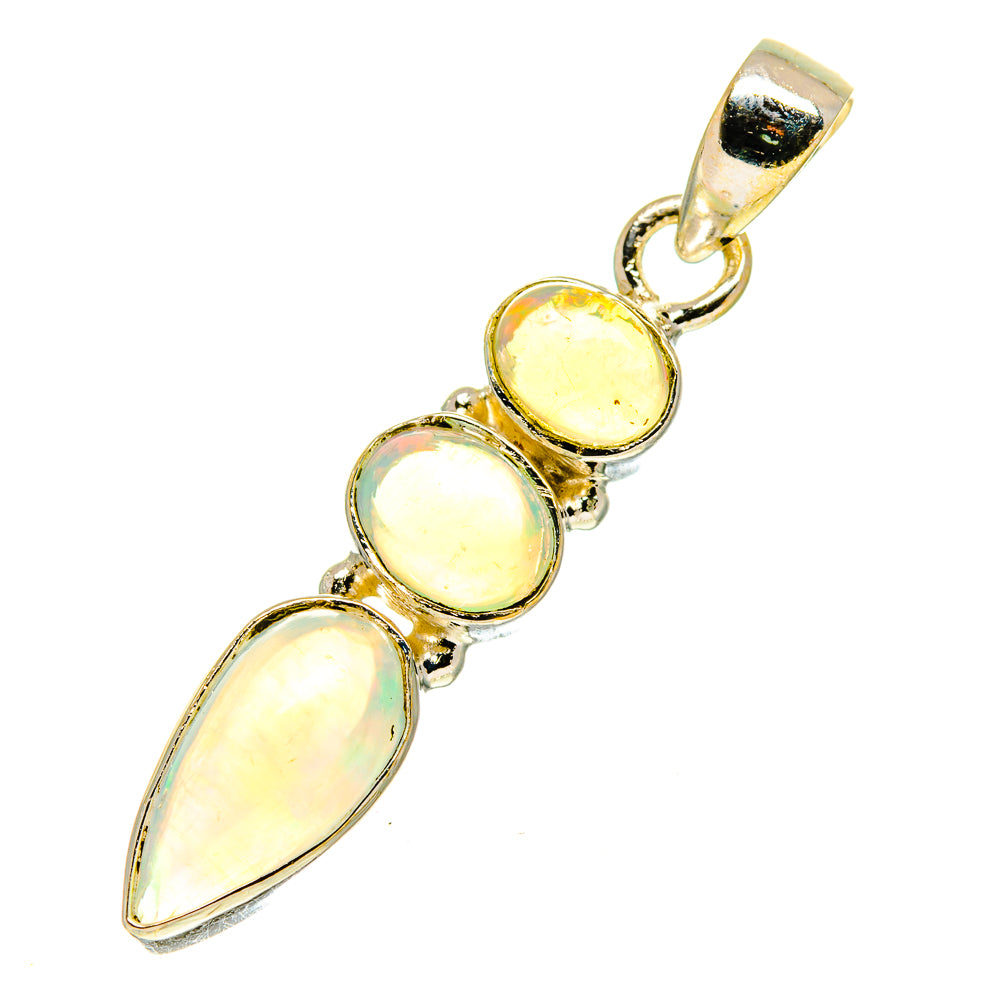 Ethiopian Opal Pendants handcrafted by Ana Silver Co - PD760616