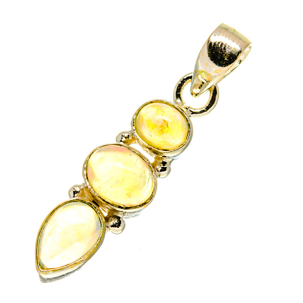 Ethiopian Opal Pendants handcrafted by Ana Silver Co - PD760617
