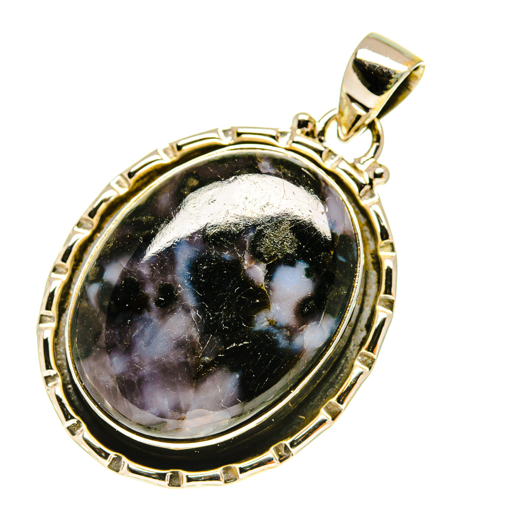 Gabbro Stone Pendants handcrafted by Ana Silver Co - PD760619