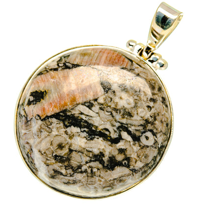 Crinoid Fossil Pendants handcrafted by Ana Silver Co - PD760621