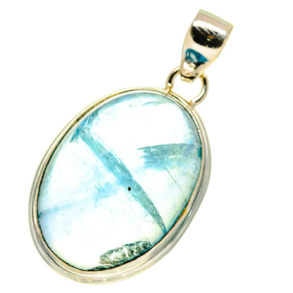 Blue Fluorite Pendants handcrafted by Ana Silver Co - PD760623