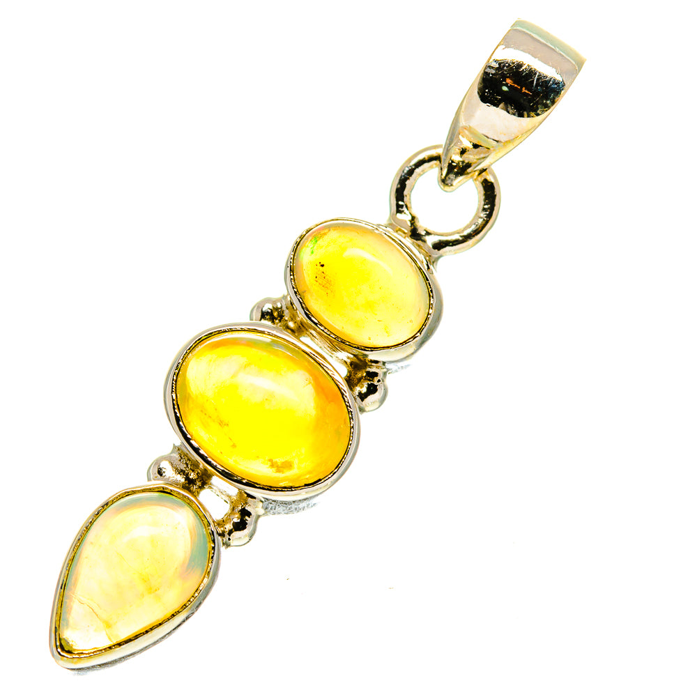 Ethiopian Opal Pendants handcrafted by Ana Silver Co - PD760627