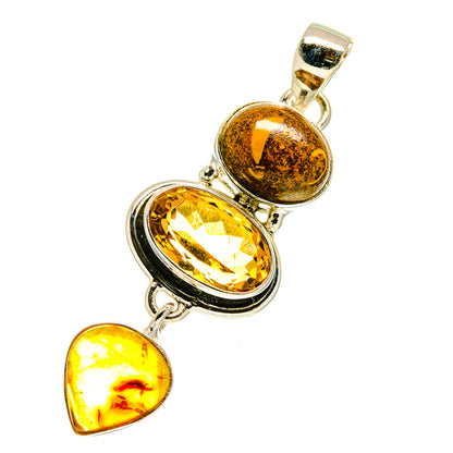 Citrine Pendants handcrafted by Ana Silver Co - PD760634