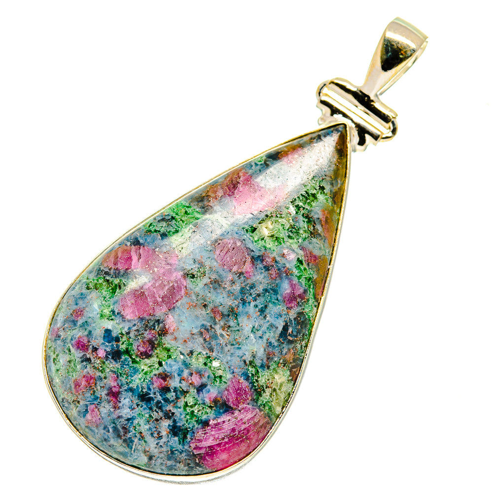 Ruby Fuchsite Pendants handcrafted by Ana Silver Co - PD760653